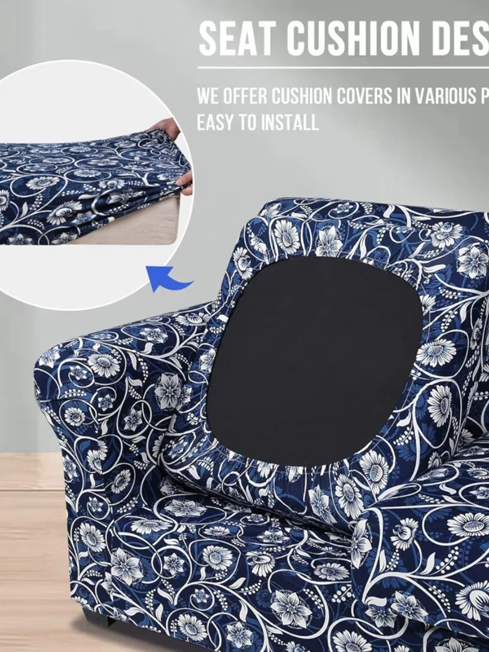 New floral loveseat cover